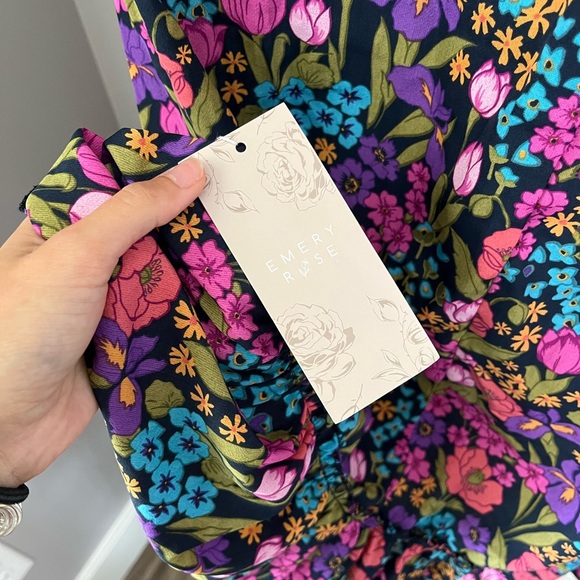 EMERY ROSE NEW Flower Long Dress - Picture 4 of 5